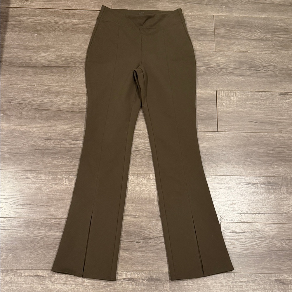 ALO Yoga Airbrush 7/8 High Waist Flutter Legging Size S Expresso